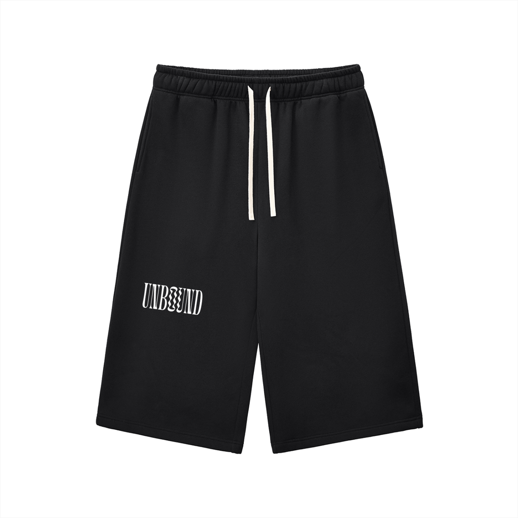 Relaxed Drawstring Three-quarter Sweatpants