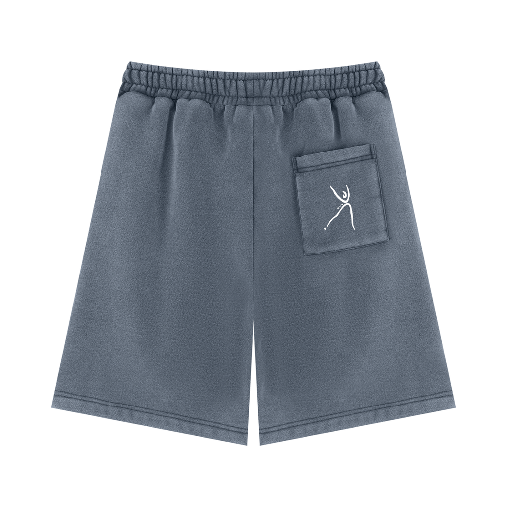 Unisex Vintage Wash Fleece Shorts
