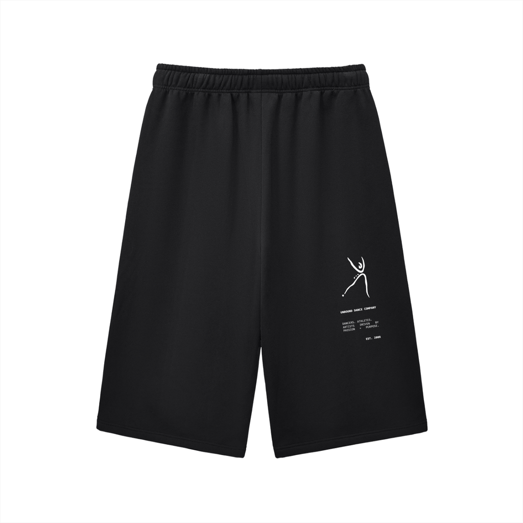 Relaxed Drawstring Three-quarter Sweatpants