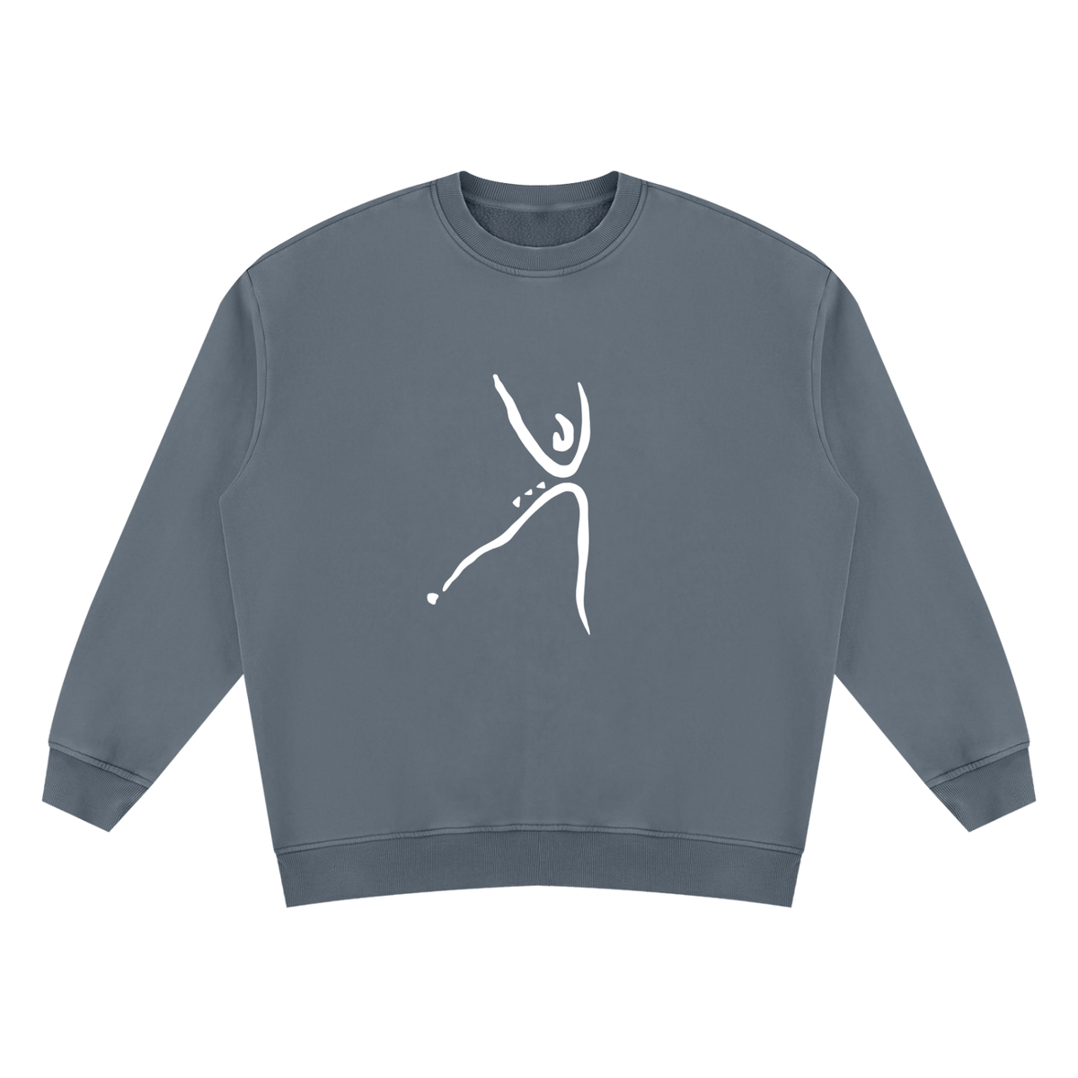 Logo Fleece Crew - Vintage Wash / Green, Blue