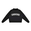Essential Fleece Mock-Neck Crew Sweatshirt