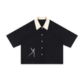 Unisex Color Block Boxy Short Sleeve Shirt