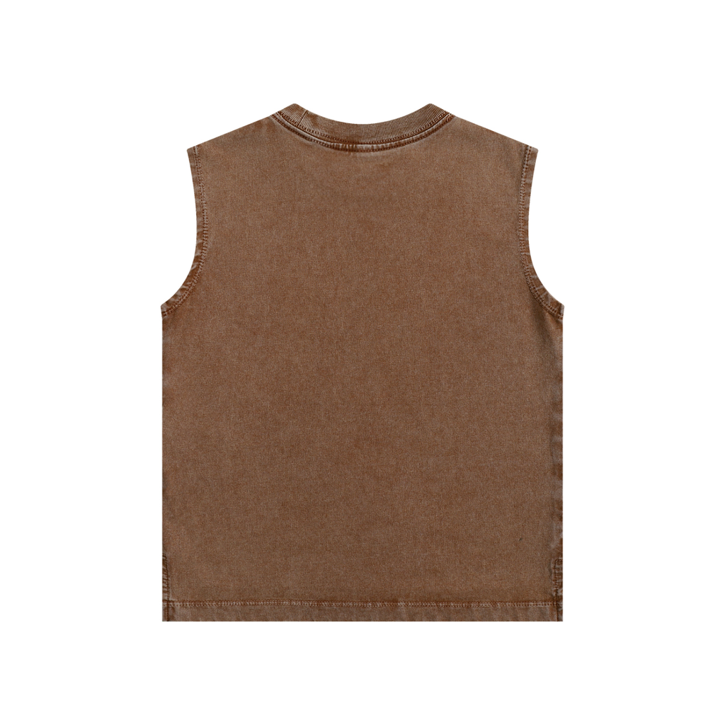 Youth Washed Tank - Varsity