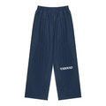 Unisex Striped Pleated Pants