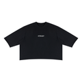 Unisex Mineral Wash Raw Hem Boxy T-Shirt