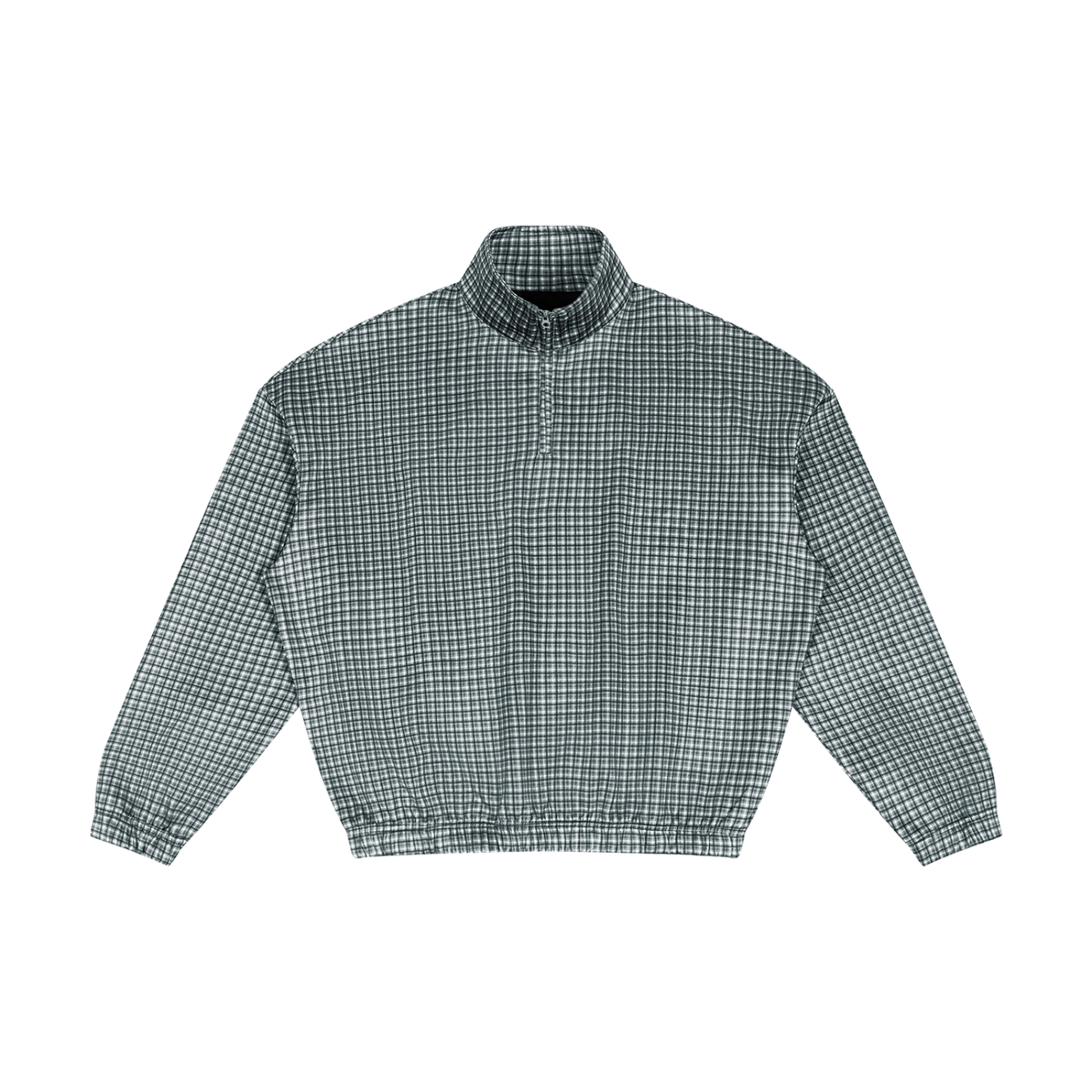 Plaid Quarter-Zip