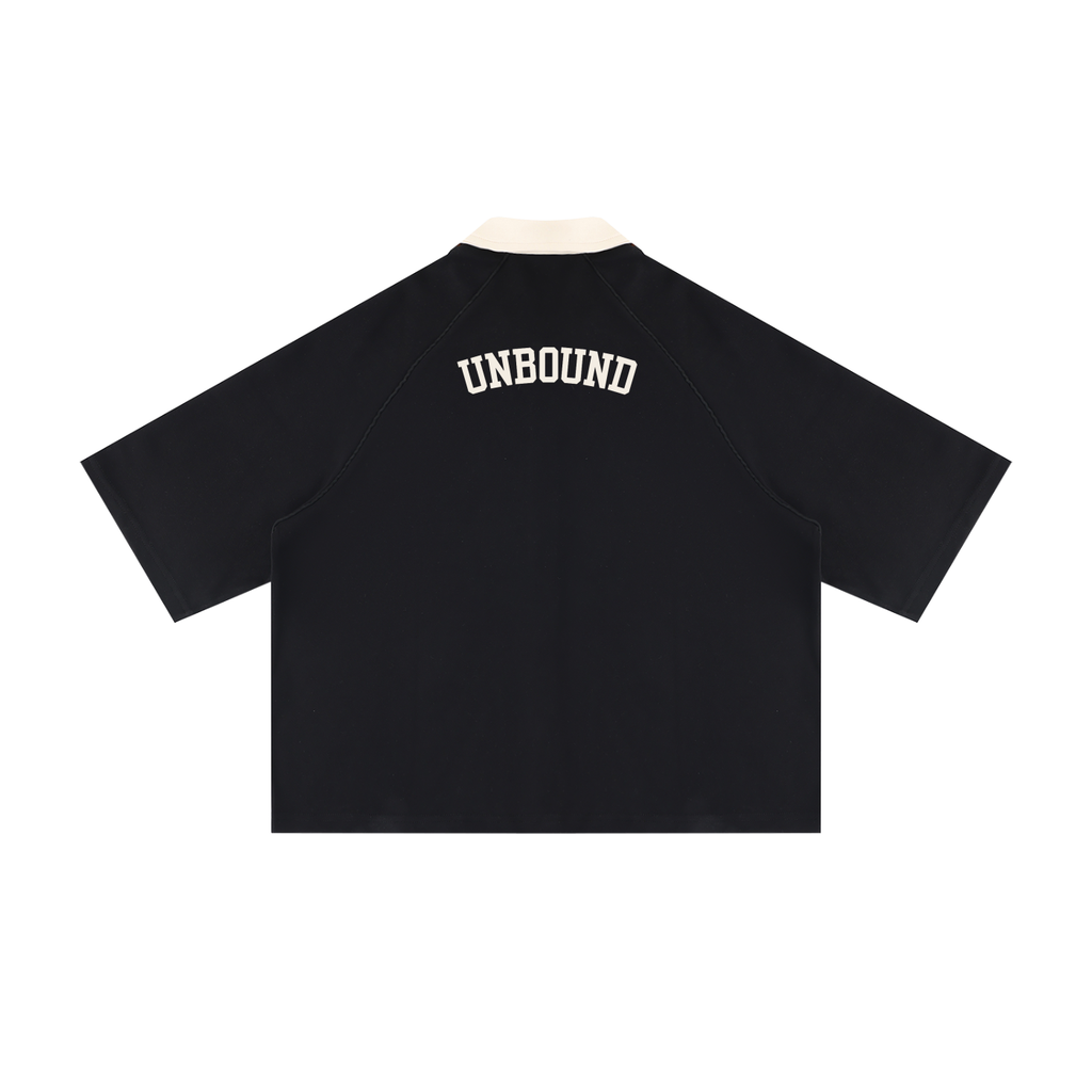 Unisex Color Block Boxy Short Sleeve Shirt
