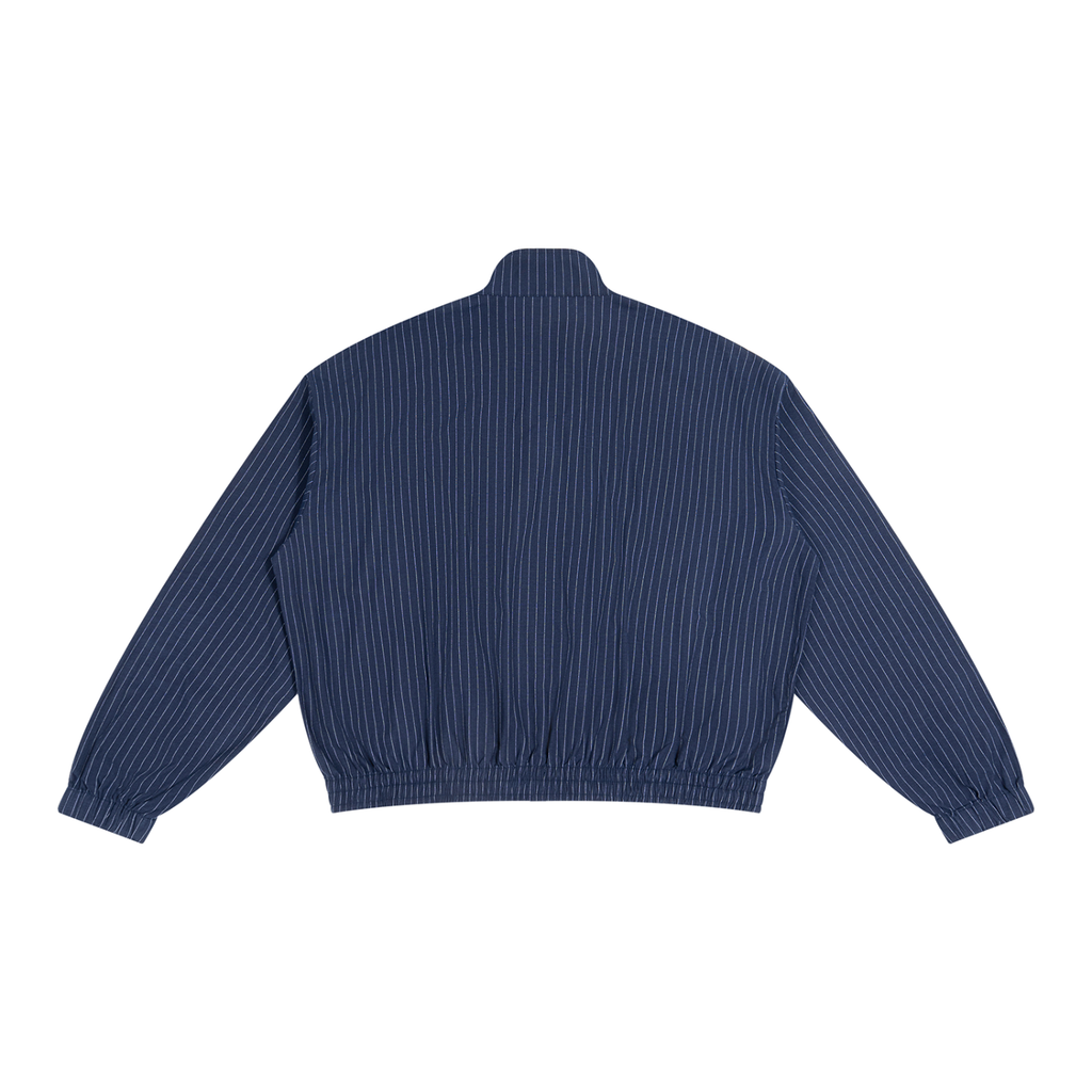 Unisex Striped Full-Zip Track Jacket